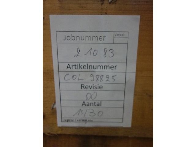 3x pallet metalen onderstel - afbeelding 9 van  10