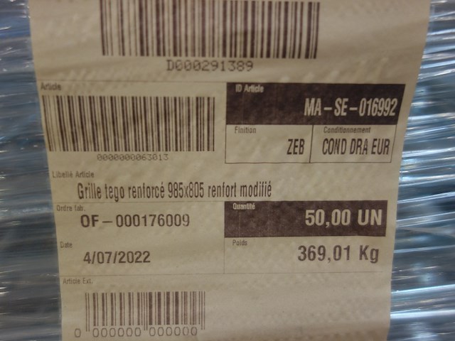 3x pallet metalen rooster - afbeelding 3 van  6