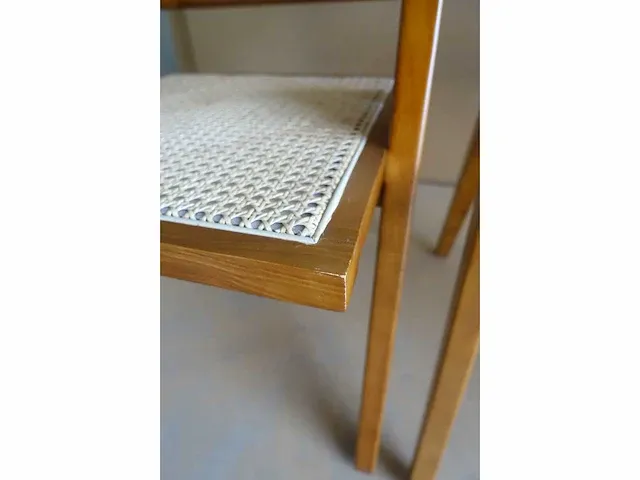 3x pierre walnoot stoelen - afbeelding 3 van  8