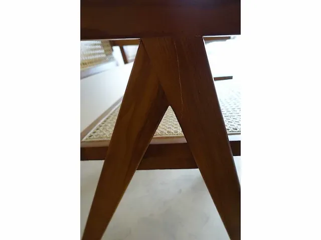 3x pierre walnoot stoelen - afbeelding 4 van  8