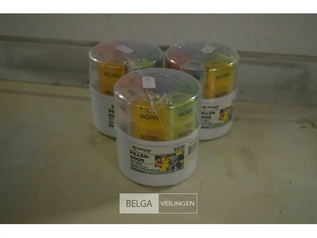 3x pillendoosjes - afbeelding 1 van  3