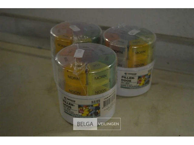 3x pillendoosjes - afbeelding 3 van  3