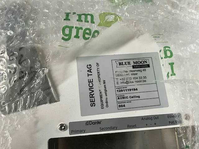 3x plafondtegel microfoon - afbeelding 2 van  2
