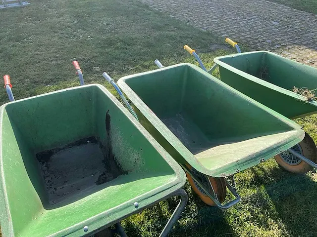 3x polyester kruiwagen(160l) - afbeelding 3 van  6
