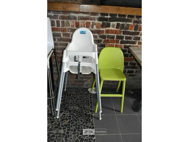 3x pvc kinderstoel - afbeelding 1 van  1