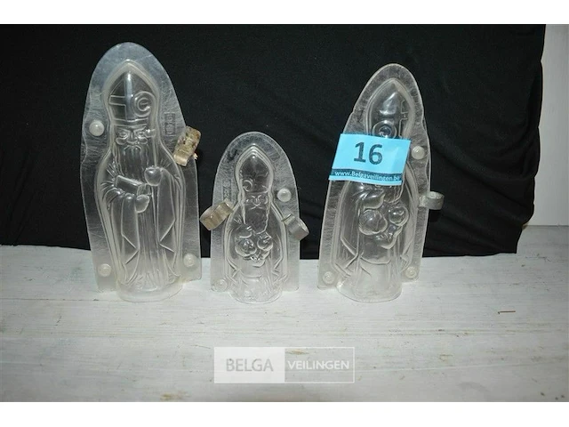 3x pvc vorm sinterklaas div afmetingen - afbeelding 1 van  4