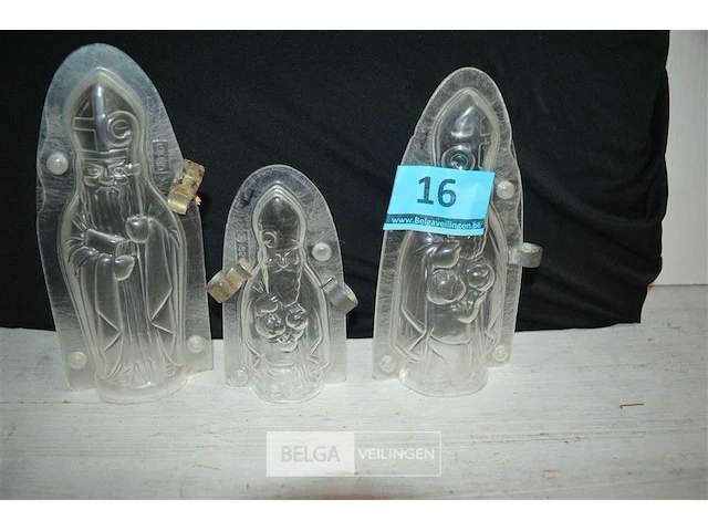 3x pvc vorm sinterklaas div afmetingen - afbeelding 2 van  4