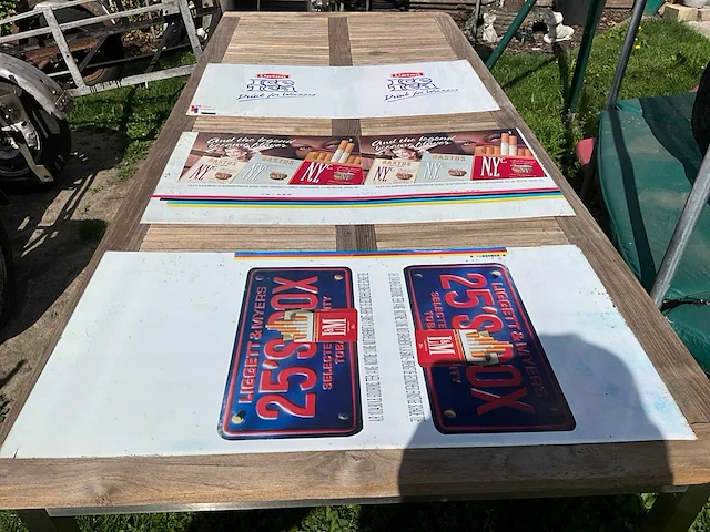 3x reclameborden - afbeelding 1 van  5