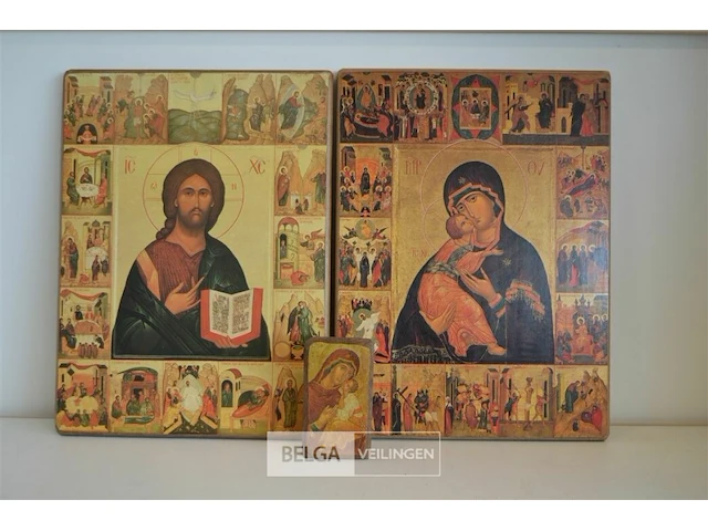 3x religeuze iconen - afbeelding 1 van  5