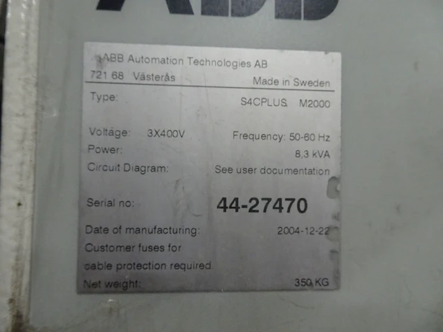 3x robot abb with contoller and cabinet - afbeelding 8 van  9