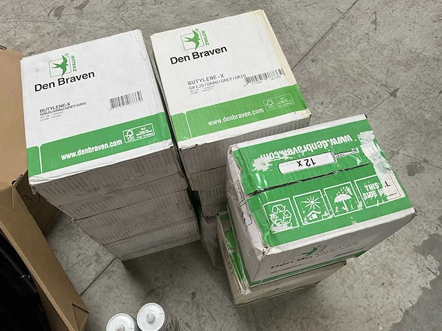 3x rol 25 meter mink flex profielborstel zwart en 99x den braven butylene-x kleur grijs - afbeelding 9 van  11