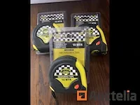 3x rolmaat 10 meter rubber - afbeelding 1 van  1