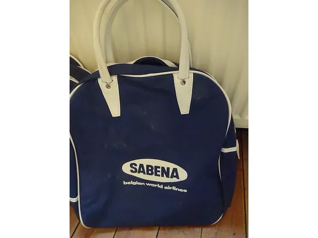 3x sabena reistassen vintage - afbeelding 2 van  2