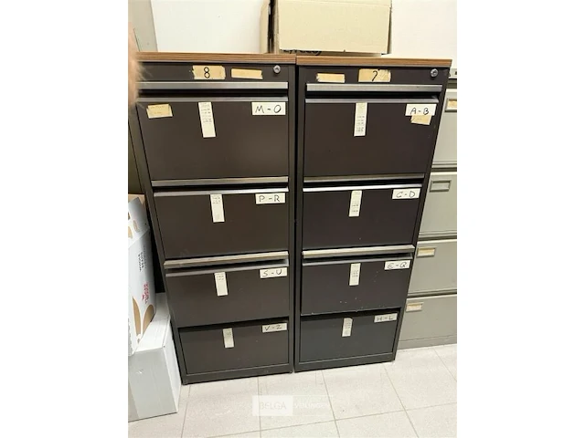 3x schuivendossierkasten - afbeelding 2 van  3