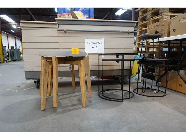3x set bijzettafel - afbeelding 1 van  2
