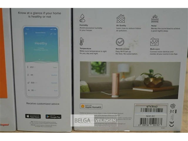 3x smart indoor air quality monitor - afbeelding 3 van  3