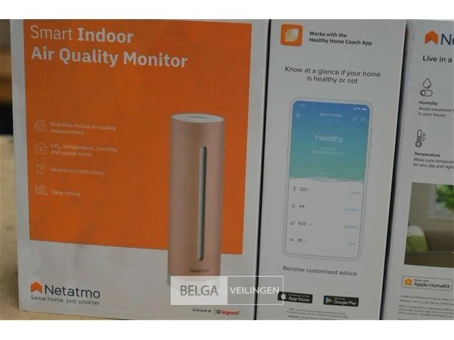 3x smart indoor air quality monitor - afbeelding 2 van  3