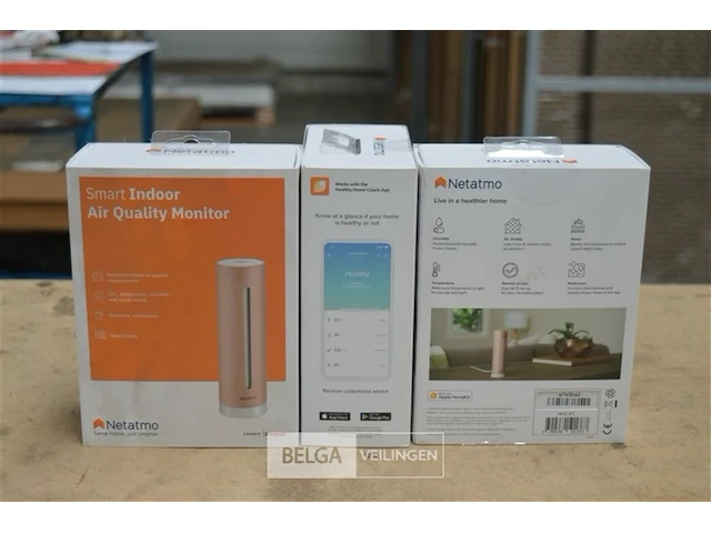 3x smart indoor air quality monitor - afbeelding 1 van  3