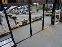 3x spiegel in metalen frame - afbeelding 2 van  4