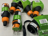 3x stekker 16a ip44 en 3x koppelstekker 16a ip44 - afbeelding 1 van  3