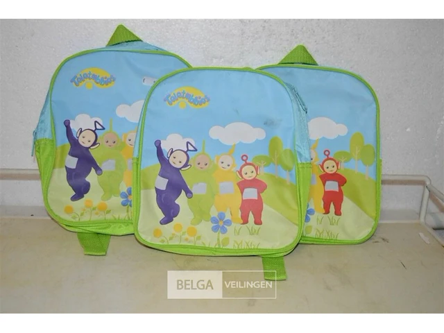 3x teletubies boekentas - afbeelding 1 van  3