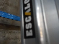 3x uitschuifbare alu ladder - afbeelding 4 van  4