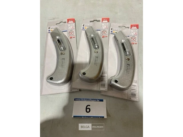 3x universeelmes met uitschuifbaar mes - afbeelding 1 van  3
