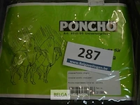 3x universele poncho- olijfgroen - afbeelding 1 van  2