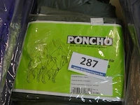 3x universele poncho- olijfgroen - afbeelding 2 van  2