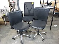 3x verrijdbare bureaustoel - afbeelding 1 van  5