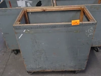 3x verrijdbare houten bak - afbeelding 2 van  5