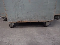 3x verrijdbare houten bak - afbeelding 4 van  5