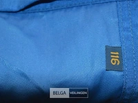 3x werkbroek blauw snickers corura maat 116 - afbeelding 3 van  5