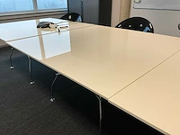 3x wit gelakte vergadertafel - afbeelding 3 van  5