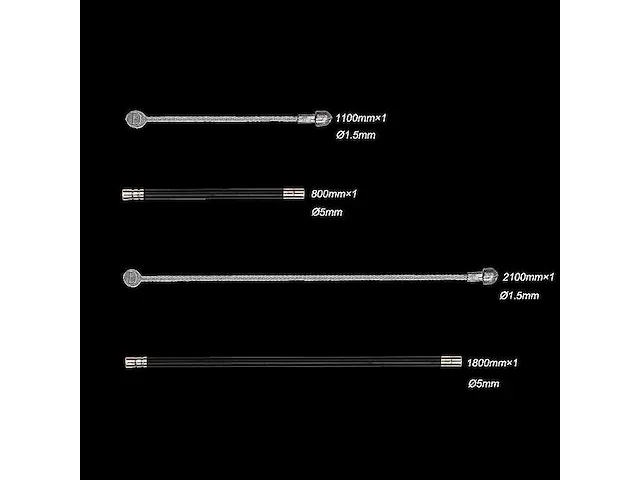 3x zonkie remkabelset ultegra race vr mountainbike en racefietsen - afbeelding 1 van  3