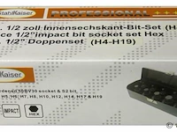 3x10 dlg krachtdoppenset torx, veeltand en inbus - afbeelding 12 van  20