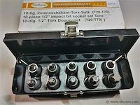 3x10 dlg krachtdoppenset torx, veeltand en inbus - afbeelding 18 van  20