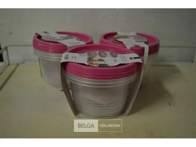 3x3 eh bewaardoosjes 1230ml - afbeelding 1 van  2