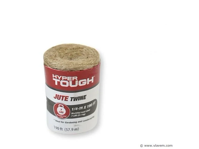 3xhyper tough jute touw naturel 57,9 meter - afbeelding 1 van  1