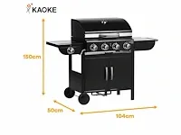 4 + 1 gasgrill met hoofdbrander - afbeelding 2 van  5