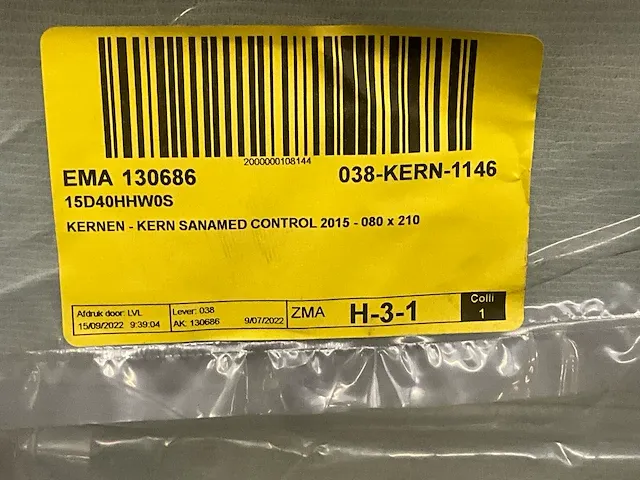 4 1-persoons matraskernen sanamed 2015 control - afbeelding 2 van  3