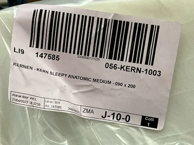 4 1-persoons matrassen sleepy en 1 matraskern sleepy - afbeelding 3 van  3