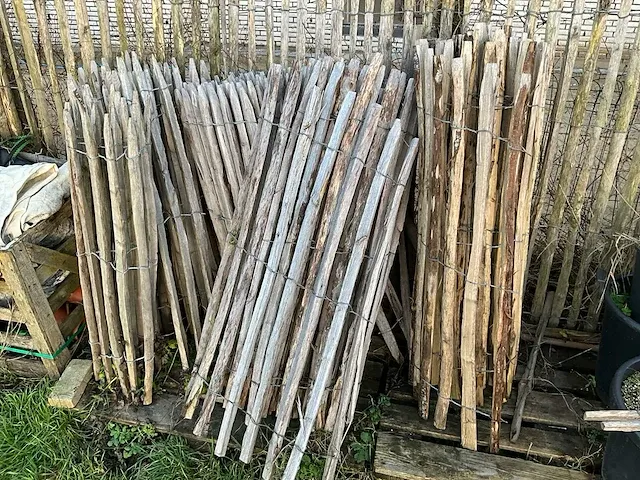 4 aangesproken rollen kastanjefencing - afbeelding 1 van  11