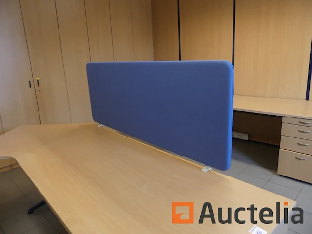 4 abstracta akoestische scheidingspanelen voor kantoren - afbeelding 3 van  5