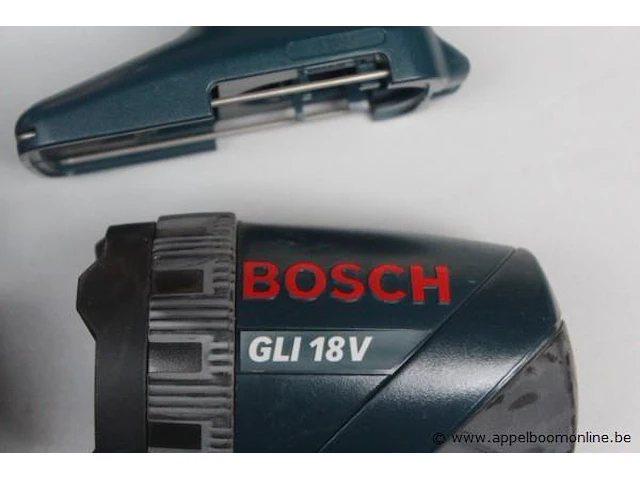 4 accu lampen bosch, gli 12/18v - afbeelding 2 van  3