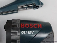 4 accu lampen bosch, gli 12/18v - afbeelding 2 van  3