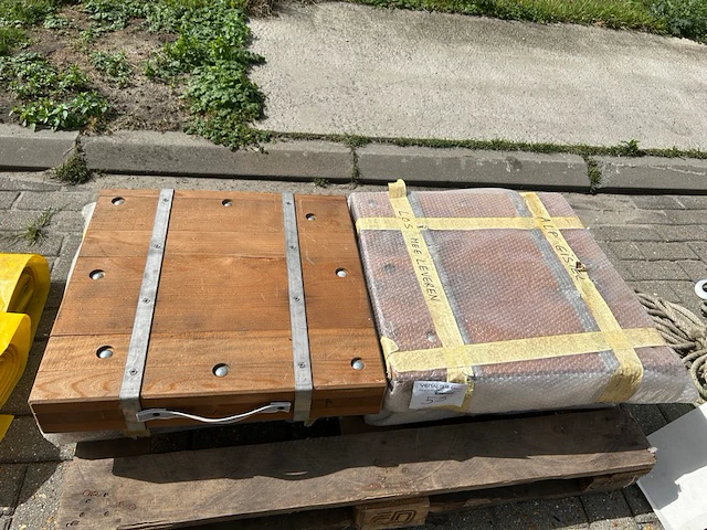 4 afstempelblokken in hout - afbeelding 1 van  3