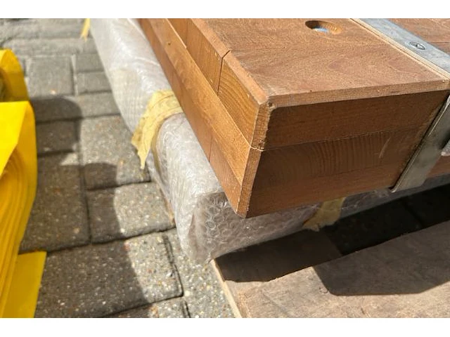 4 afstempelblokken in hout - afbeelding 2 van  3