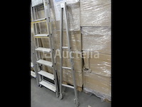 4 aluminium ladders - afbeelding 1 van  7