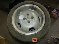 4 banden op aluminium velgen - afbeelding 1 van  3